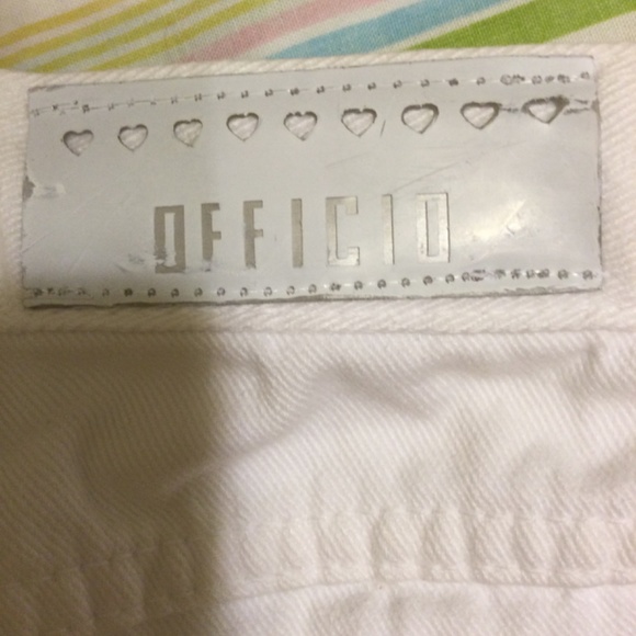 Vkntage White Jeans With Lace Trim on bell bottoms by Officious IND - Picture 3 of 12